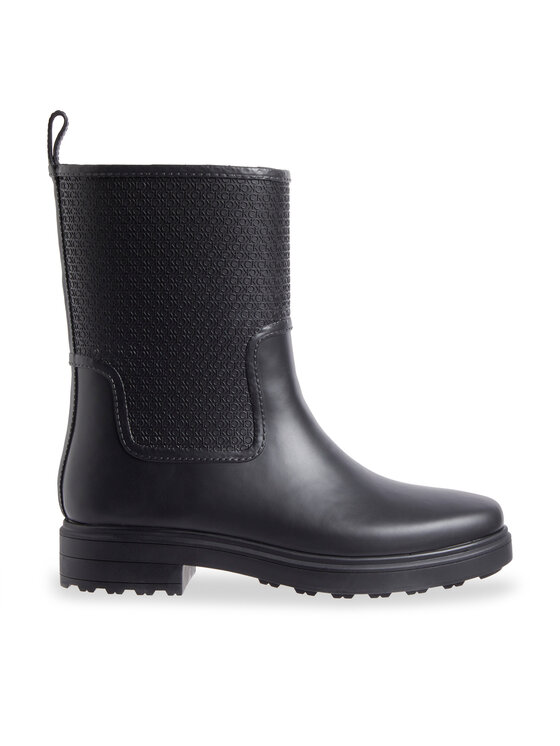 Calvin Klein Gumene čizme Ess Rainboot - Nano Mono Wl HW0HW01706 Crna