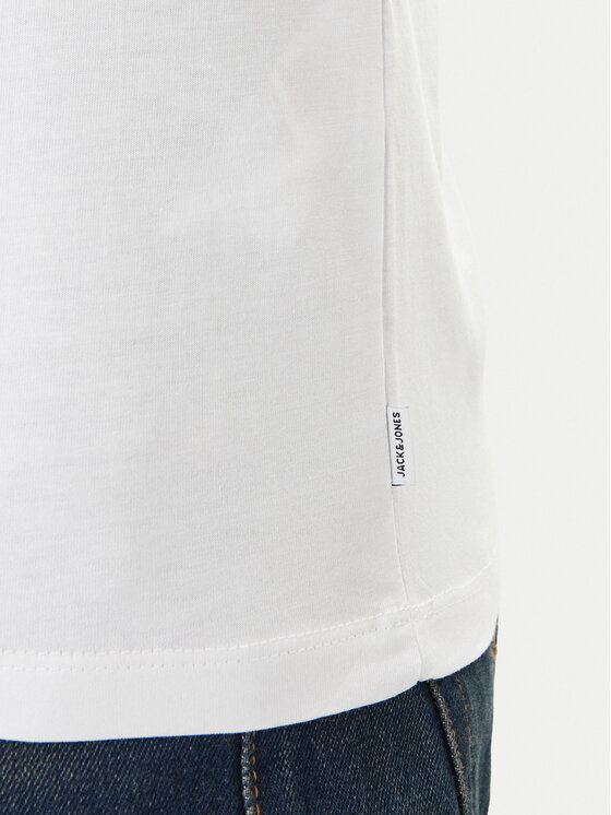 Jack & Jones Jack & Jones T-shirt Organic Basic 12156101 Bijela Slim Fit
