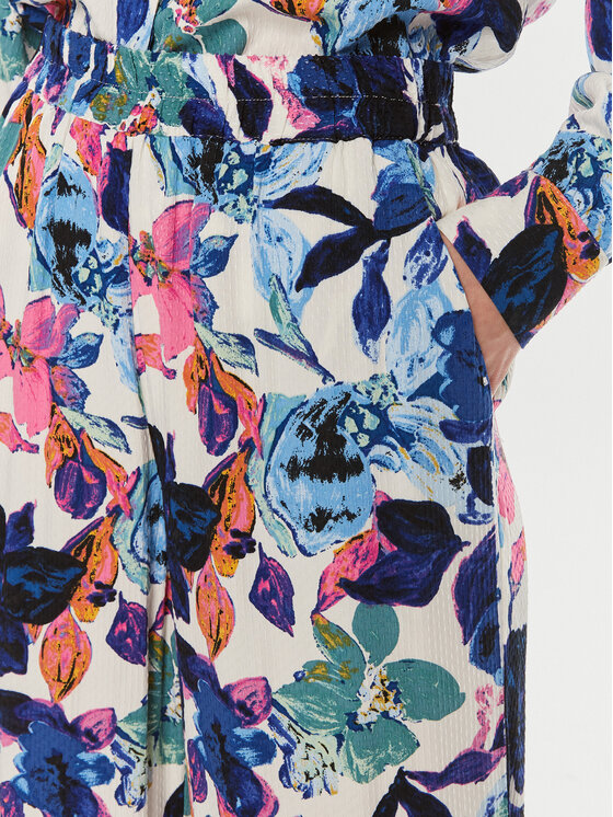 YAS YAS Medžiaginės kelnės Alara 26033658 Spalvota Loose Fit