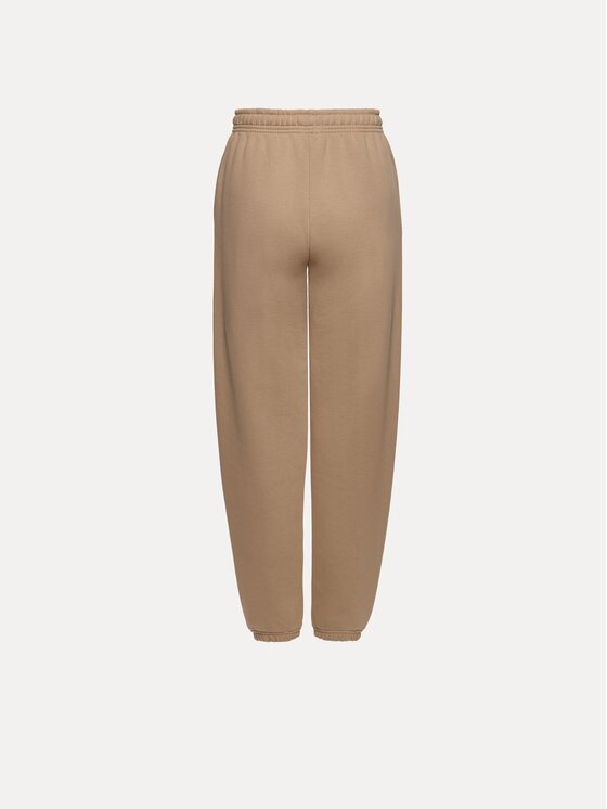 La Mania La Mania Spodnie dresowe FLAME Beżowy Basic Fit