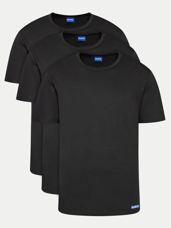 HUGO HUGO Komplet t-shirtów Naolo 50522382 Czarny Regular Fit