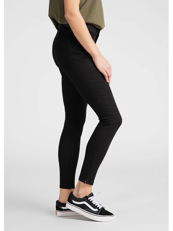 Lee Lee Jeans SCARLETT CROPPED Nero Skinny Fit