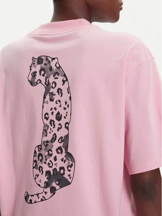 adidas adidas Тишърт Animal Graphic JV8532 Розов Loose Fit