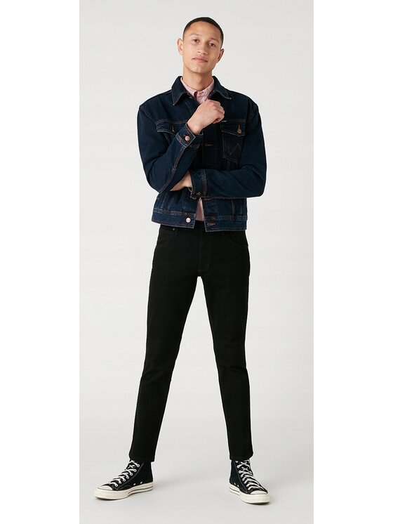 Wrangler Wrangler Jeansy Greensboro Czarny Regular Fit
