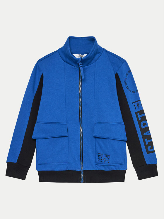 Chłopięca Bluza Coccodrillo, Rozmiar 128, Niebieska, ZC4132601DBJ