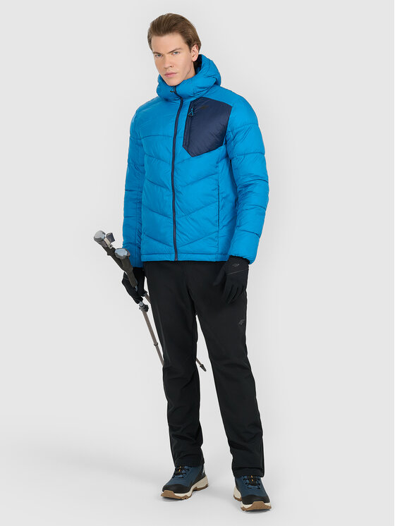 4F 4F Kurtka outdoor HALNY Niebieski Regular Fit