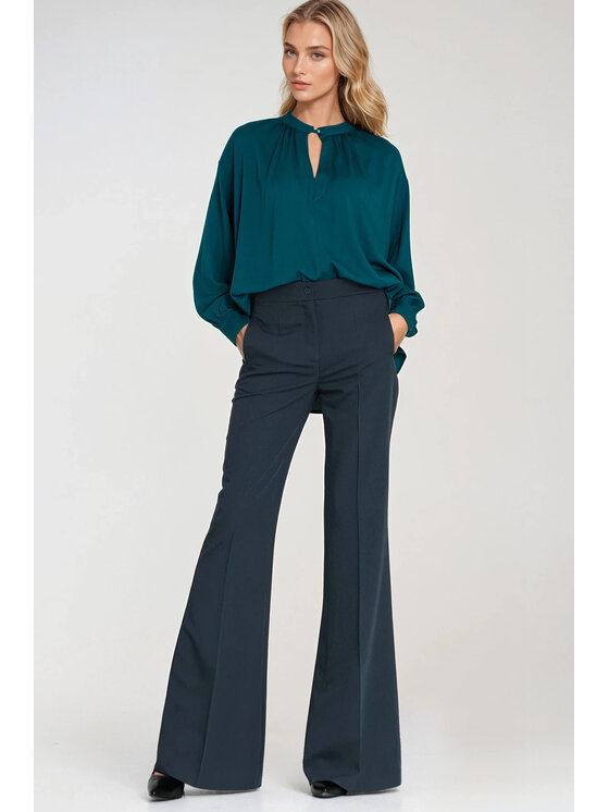 NIFE NIFE Halenka B197 Zelená Oversize