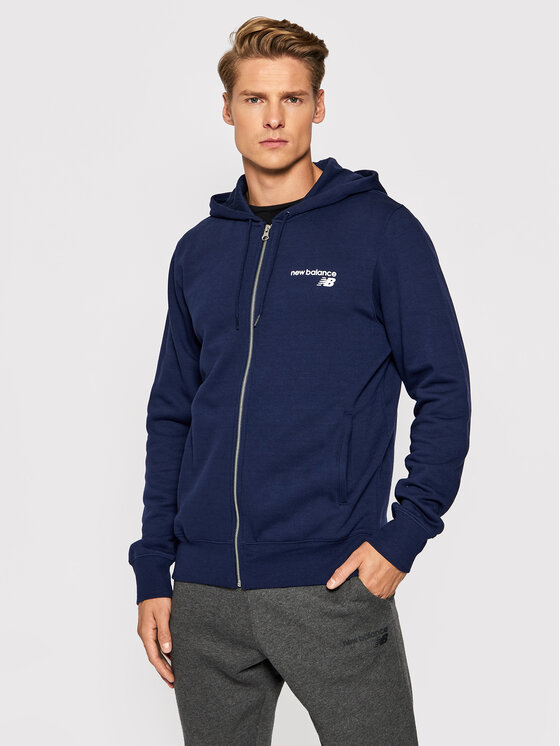 New Balance New Balance Bluza MJ03907 Granatowy Athletic Fit