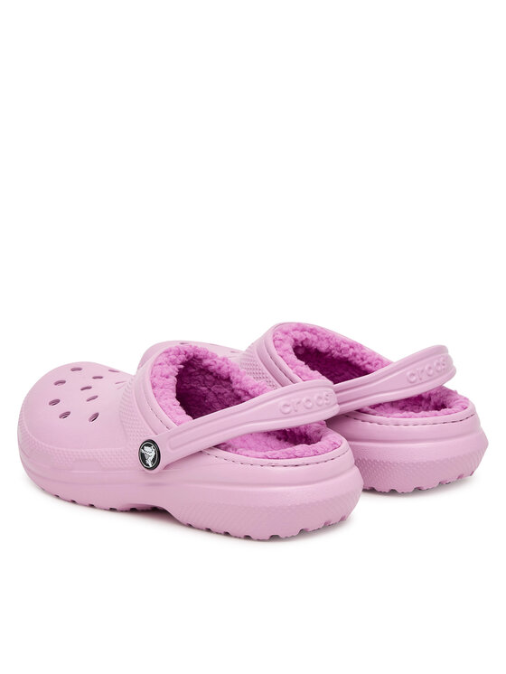 Crocs Crocs Klapki Classic Lined Clog 207010 Różowy