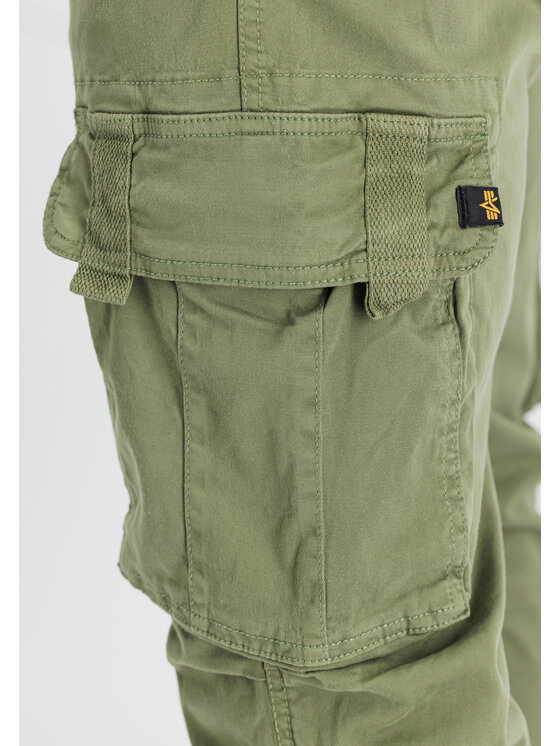 Alpha Industries Alpha Industries Spodnie cargo Task Force Pant Zielony Tapered Fit