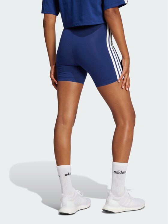 adidas adidas Szorty materiałowe 140909 Niebieski Fitted Fit