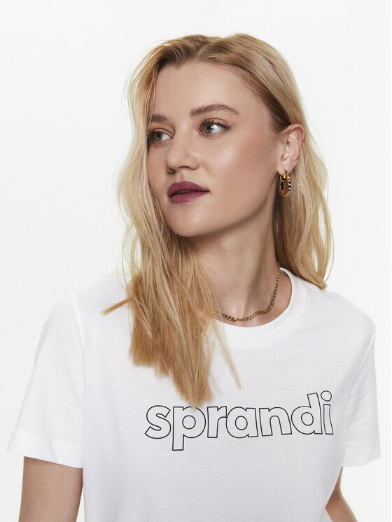 Sprandi Sprandi T-Shirt SP3-TSD030 Weiß Relaxed Fit
