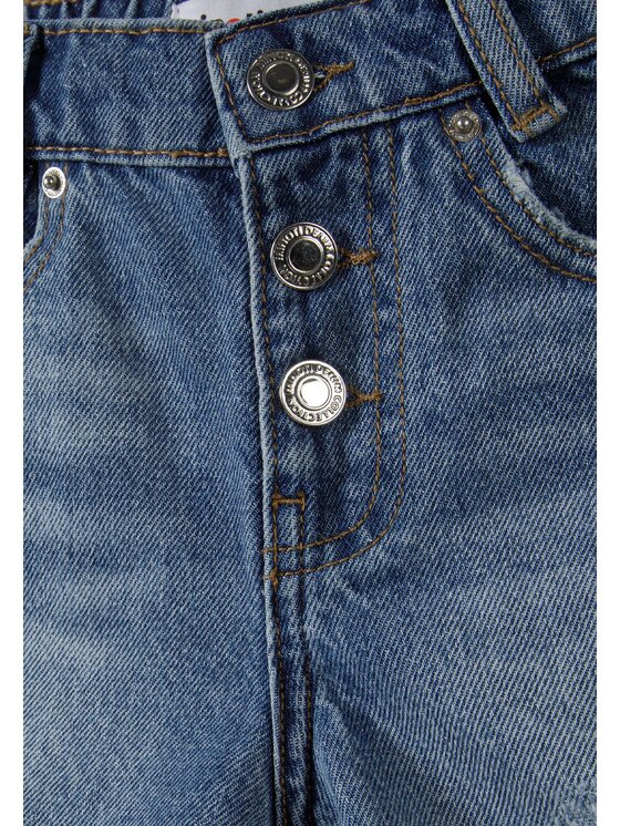 minoti minoti Szorty jeansowe 22short40 Niebieski Regular Fit
