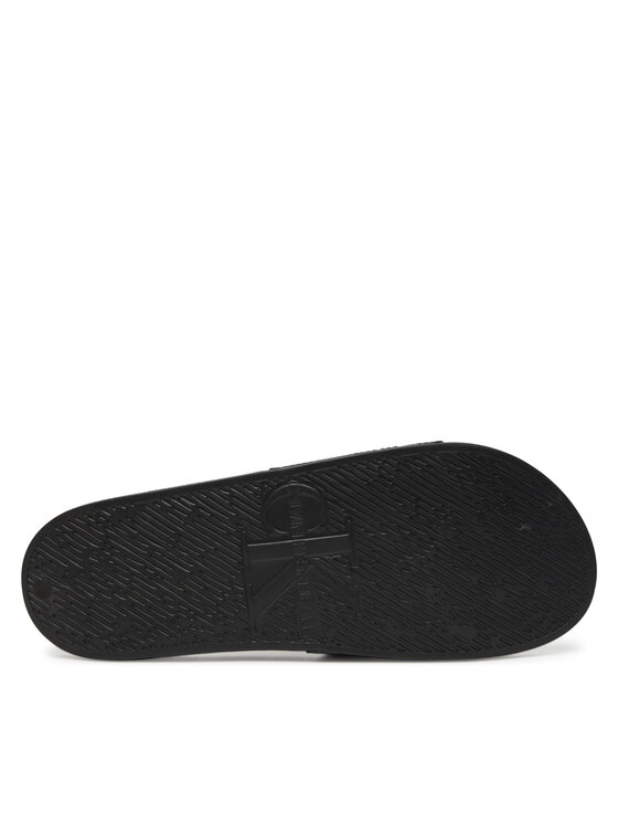 Calvin Klein Jeans Calvin Klein Jeans Klapki Slide Aop Print YM0YM01269 Czarny