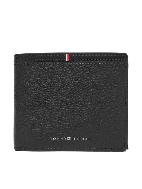 Tommy Hilfiger Tommy Hilfiger Гаманець Th Corp Cc Flap And Coin AM0AM13969 Чорний