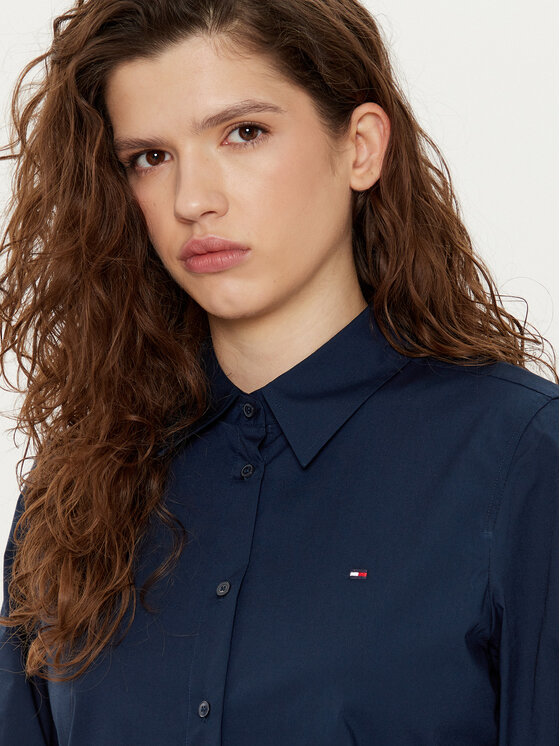 Tommy Hilfiger Tommy Hilfiger Ing WW0WW43577 Sötétkék Regular Fit
