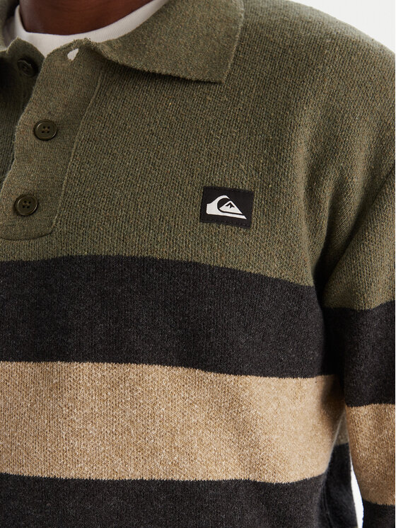 Quiksilver Quiksilver Sveter Cooper EQYSW03331 Zelená Regular Fit