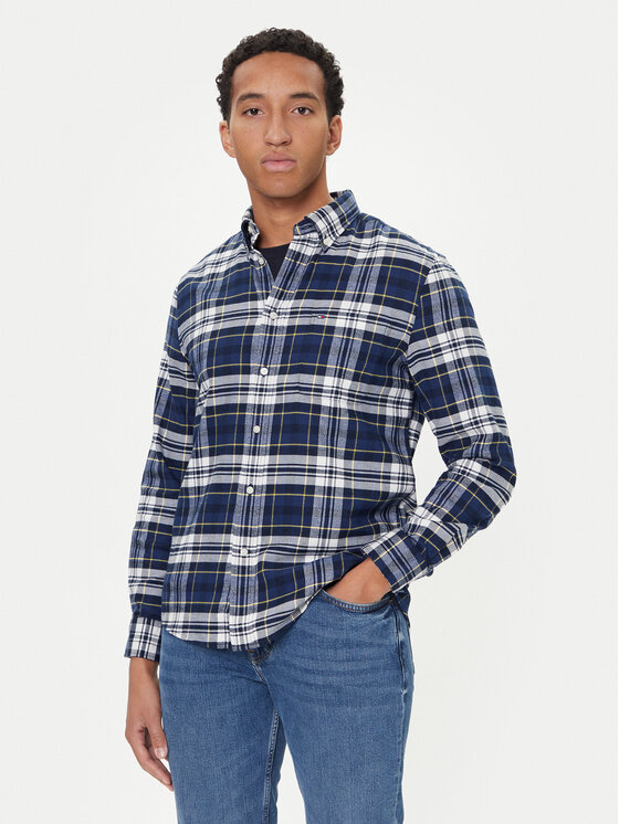 Tommy Hilfiger Tommy Hilfiger Cămașă Hero MW0MW41345 Bleumarin Regular Fit