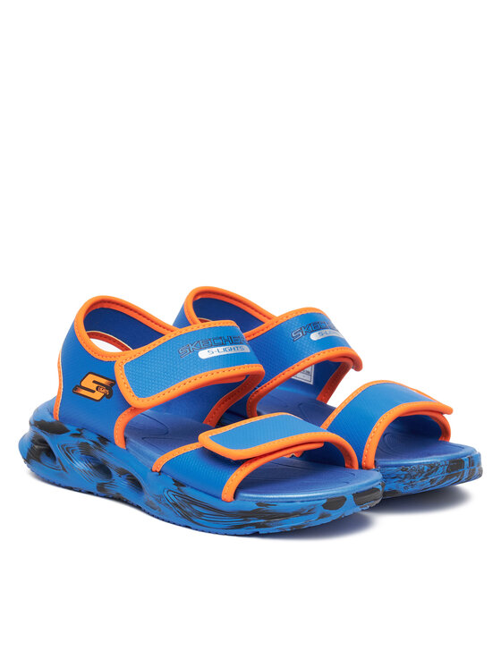 Skechers Skechers Sandale Sola Glow Sandal-Fusion Brights 407032L/BLOR Albastru