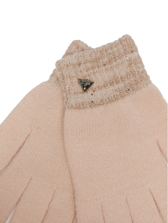 Guess Guess Dámske rukavice AW5238 WOL02 Béžová