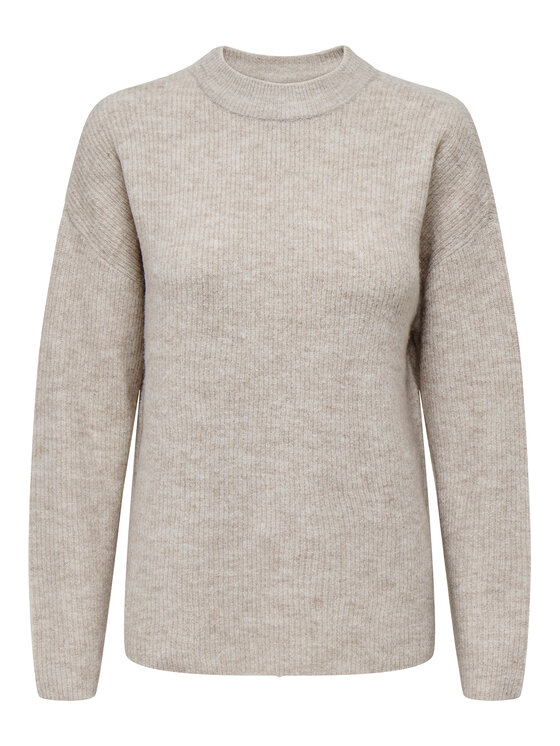ONLY ONLY Sweter Camilla 15277080 Beżowy Regular Fit