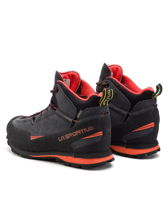 La Sportiva La Sportiva Παπούτσια πεζοπορίας Boulder X Mid 17E900304 GORE-TEX Γκρι