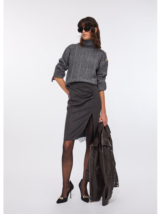 Liu Jo Liu Jo Maglione MF5425MS04002050 Grigio Regular Fit