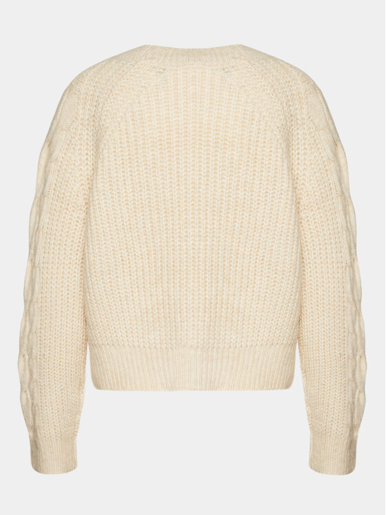 Brave Soul Brave Soul Kardigāns LKC-642TAZZEL Écru Regular Fit