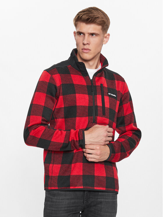 Columbia Columbia Flis Sweater Weather™ II Printed Half Zip Crvena Regular Fit
