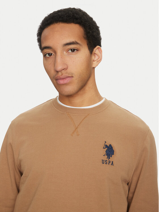 U.S. Polo Assn. U.S. Polo Assn. Majica dugih rukava MUP2256 Bež Regular Fit