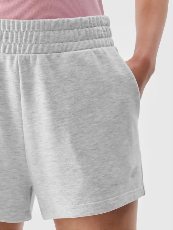 4F 4F Šortky 4FWMM00TSHOF542-27M Sivá Regular Fit