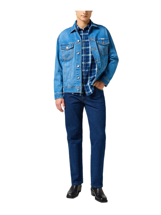Wrangler Wrangler Jeansy 112358499 Granatowy Regular Fit