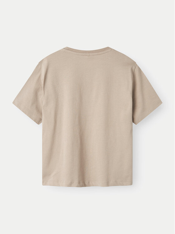 NAME IT NAME IT Tričko Vobbo 13238968 Béžová Loose Fit