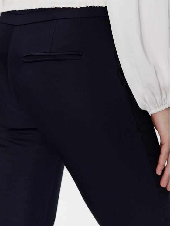 Morgan Morgan Παντελόνι υφασμάτινο 211-PROSY.F Σκούρο μπλε Slim Fit