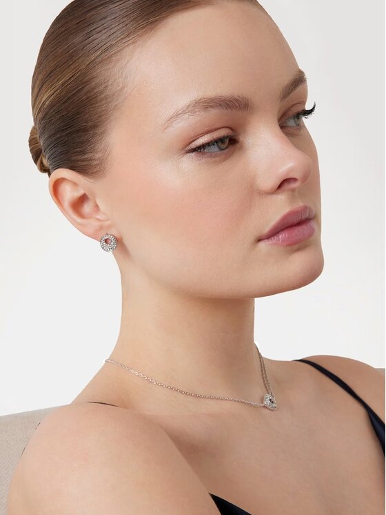 Guess Guess Kolczyki JUBE05225JW Srebrny