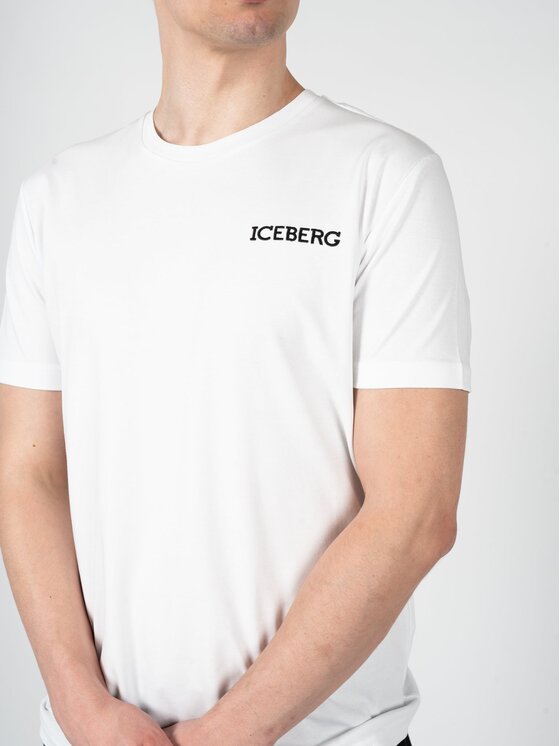 Iceberg Iceberg T-Shirt F0256307 Λευκό Regular Fit