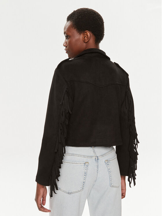 Brave Soul Brave Soul Prijelazna jakna LJK-LOTTE Crna Straight Fit