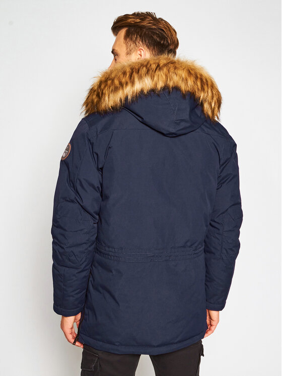 Napapijri Napapijri Зимова куртка Skidoo Open Long 2 NP0A4ENP синій Regular Fit
