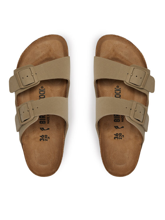 Birkenstock Birkenstock Чехли Arizona Birko-Flor 1027697 Каки