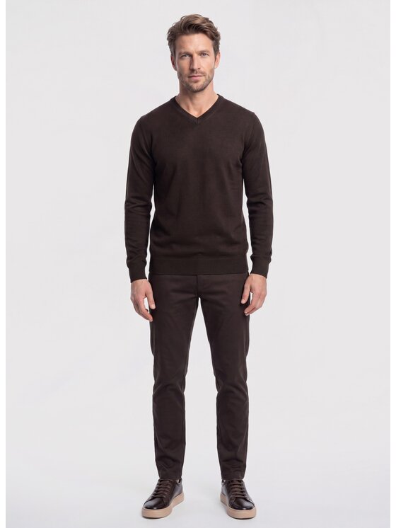 Pako Lorente Pako Lorente Sweter P26WB-2X-003 Brązowy Straight Fit
