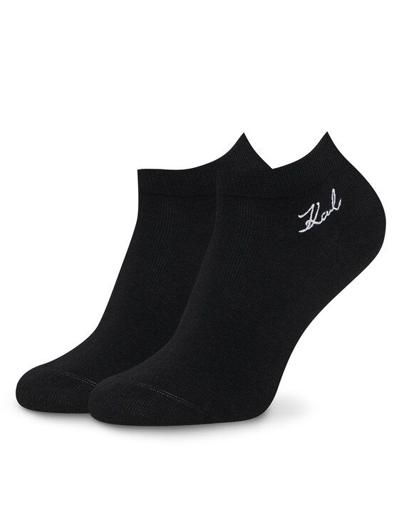 KARL LAGERFELD KARL LAGERFELD Kratke čarape A4W47035 Crna