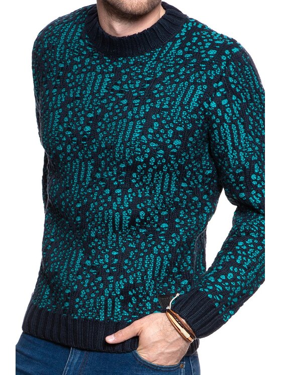 Wrangler Wrangler Maglione JACQUARD KNIT Verde Regular Fit