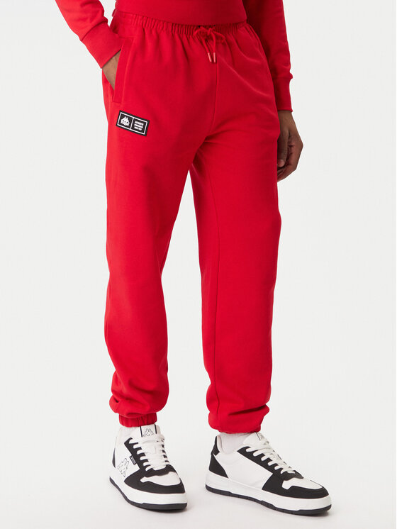 Kappa Kappa Teplákové kalhoty Olmos 311M2TW Červená Regular Fit