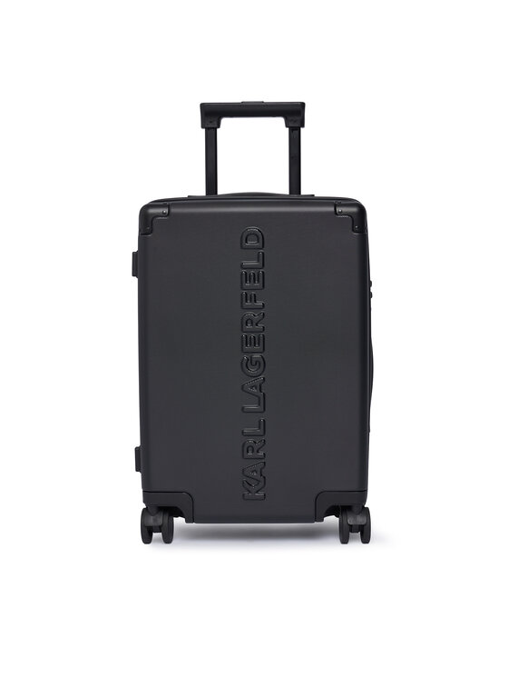 KARL LAGERFELD KARL LAGERFELD Kovček za kabino A3W30245 Črna