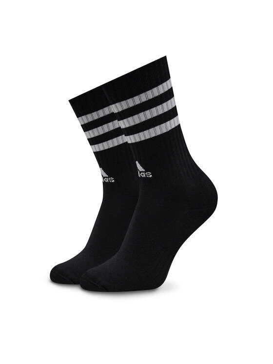 adidas adidas Дълги чорапи unisex 3-Stripes Cushioned Crew Socks 3 Pairs IC1323 Сив