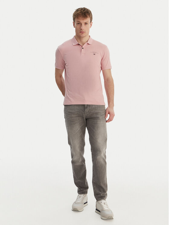 Napapijri Napapijri Polo Elbas NP0A4GB4 Różowy Regular Fit