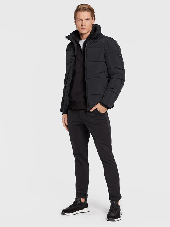 Calvin Klein Calvin Klein Geacă de iarnă K10K110336 Negru Regular Fit