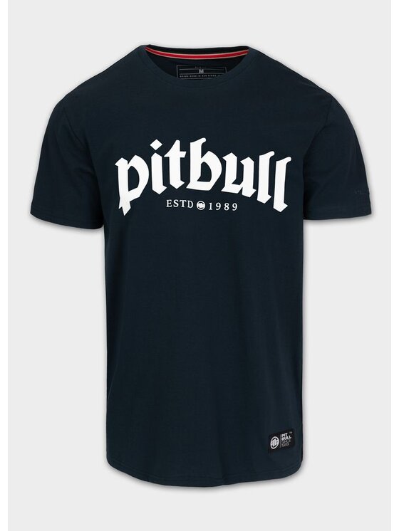 PITBULL PITBULL T-Shirt O'SIDE Granatowy Regular Fit