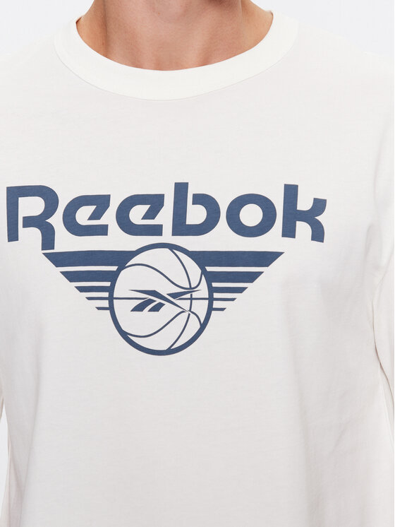 Reebok Reebok T-Shirt Basketball IL4435 Bílá Regular Fit