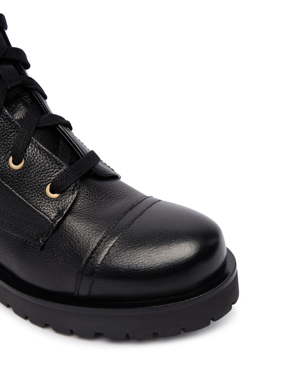 TWINSET TWINSET Kotníková obuv 252TCP150 Černá